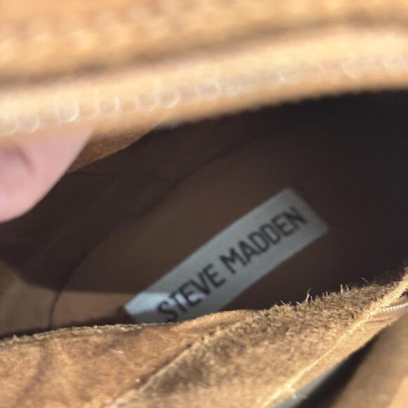 Steve Madden Brown Heeled Boots - Picture 9 of 10